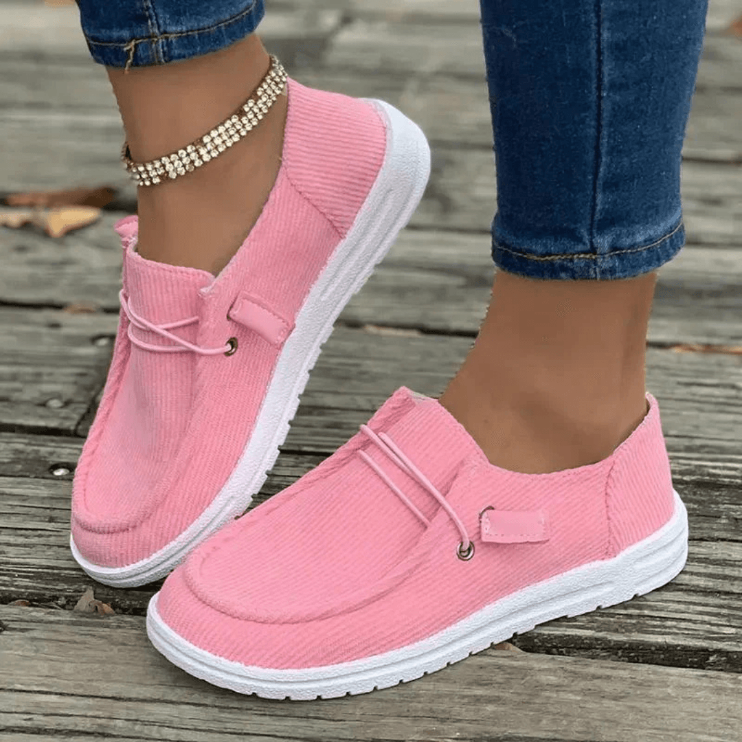 Vanna | Women's Casual Corduroy Slip-On Sneakers