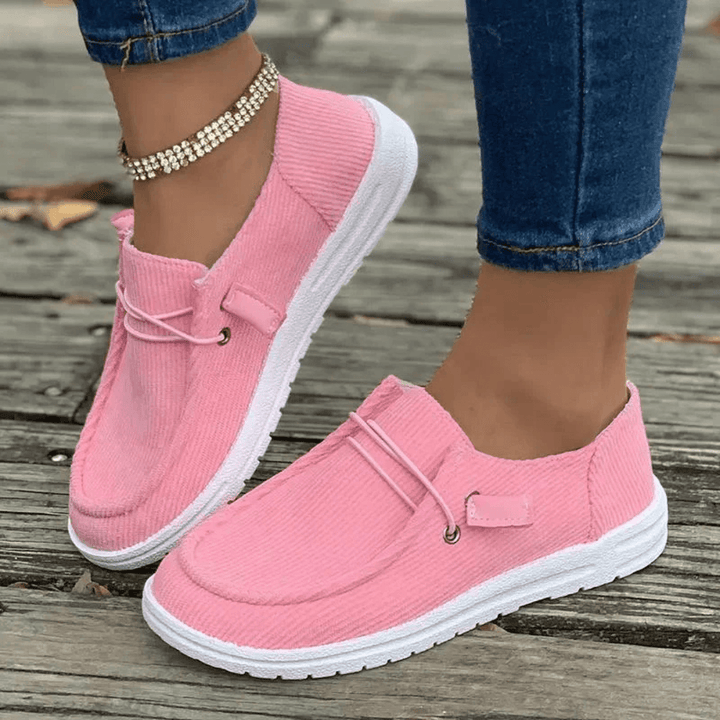 Vanna | Women's Casual Corduroy Slip-On Sneakers