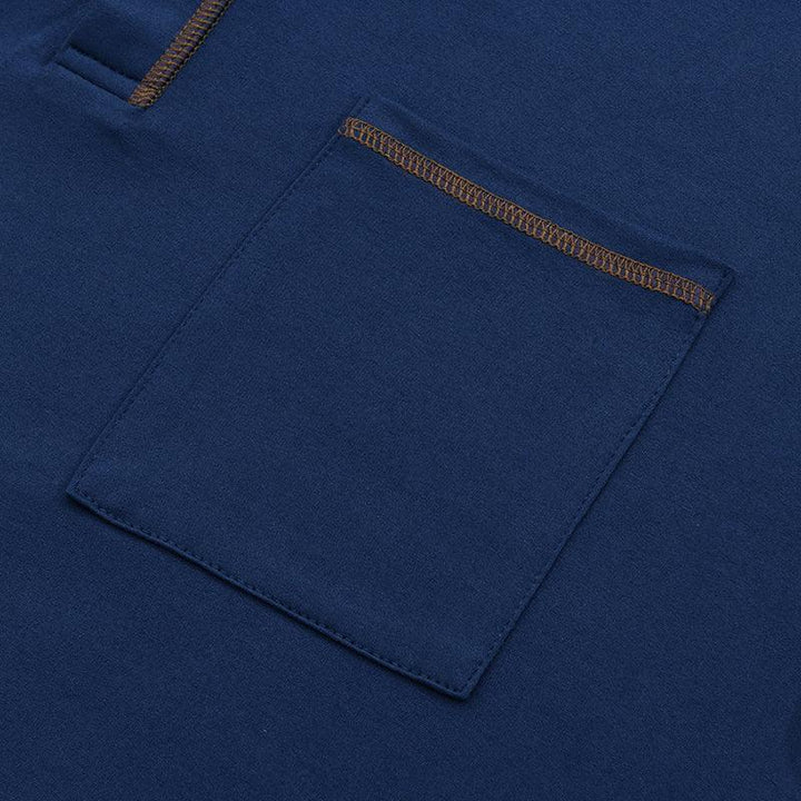 David | Men's Casual Slim-Fit Henley T-Shirt