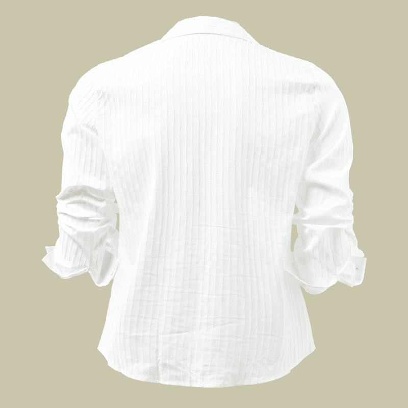 Linus |  Men's Modern Ribbed Slim-Fit Linen Shirt