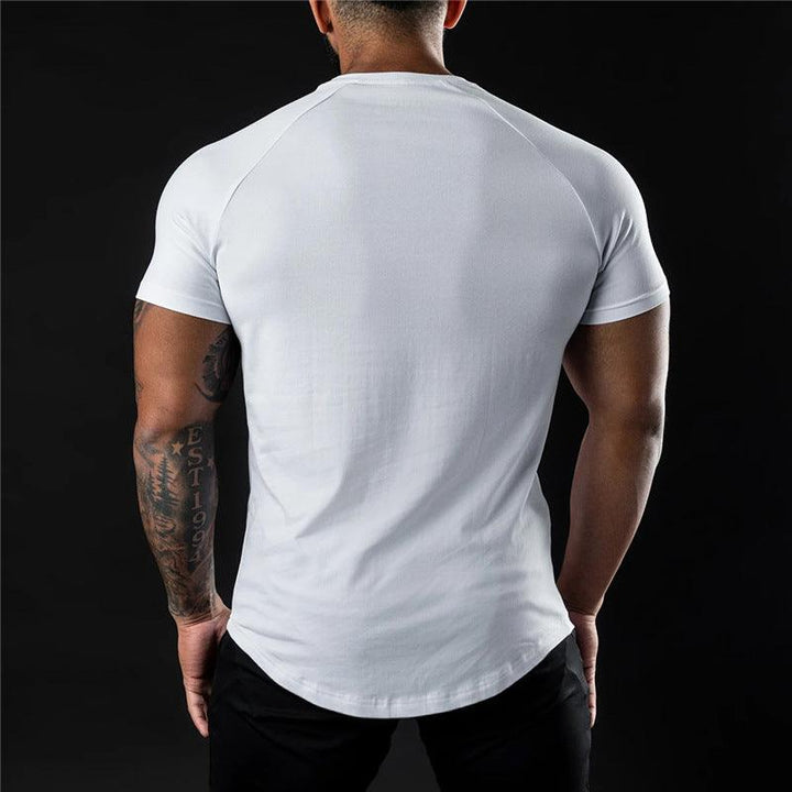 Cillian | Men’s Slim Fit Crew Neck T-Shirt with Raglan Sleeves