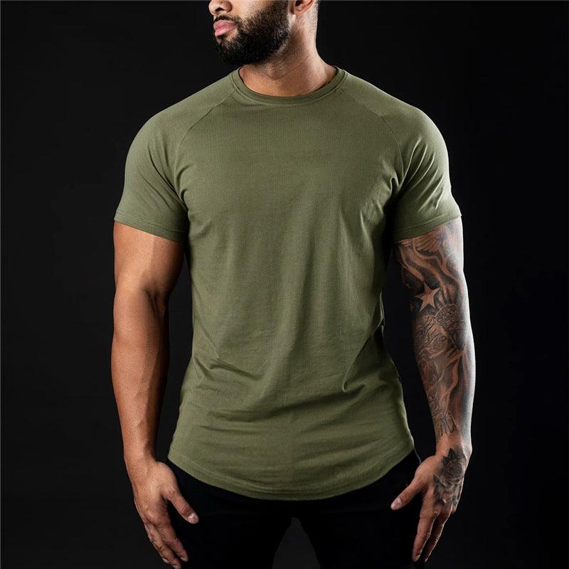 Cillian | Men’s Slim Fit Crew Neck T-Shirt with Raglan Sleeves