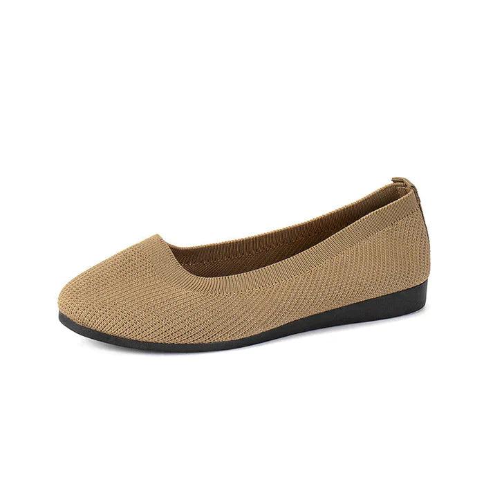 Sadie | Women's Comfortable Knit Slip-On Ballet Flats