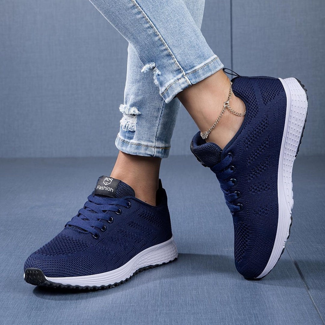 Addison | Women's Lightweight Knit Lace-Up Sneakers
