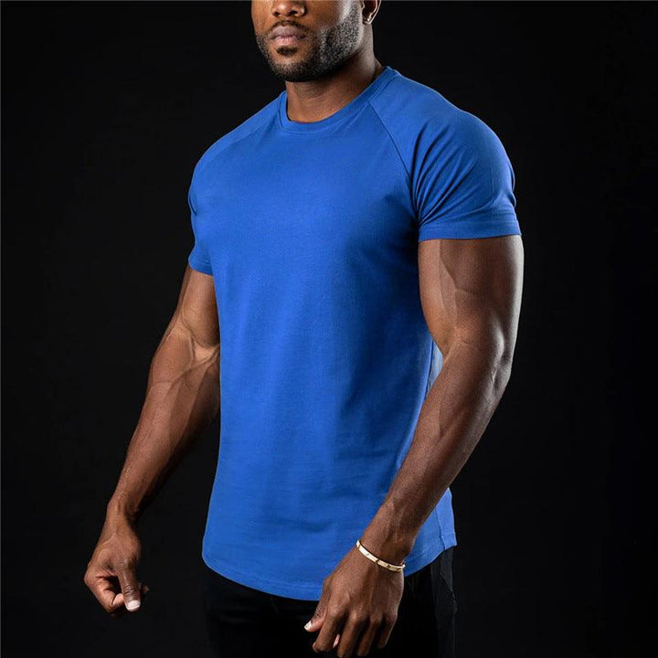 Cillian | Men’s Slim Fit Crew Neck T-Shirt with Raglan Sleeves
