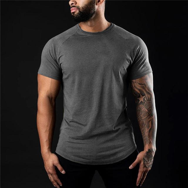 Cillian | Men’s Slim Fit Crew Neck T-Shirt with Raglan Sleeves