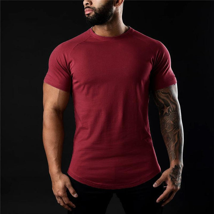 Cillian | Men’s Slim Fit Crew Neck T-Shirt with Raglan Sleeves