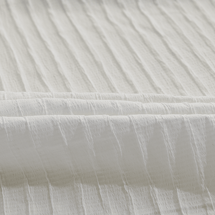 Linus |  Men's Modern Ribbed Slim-Fit Linen Shirt