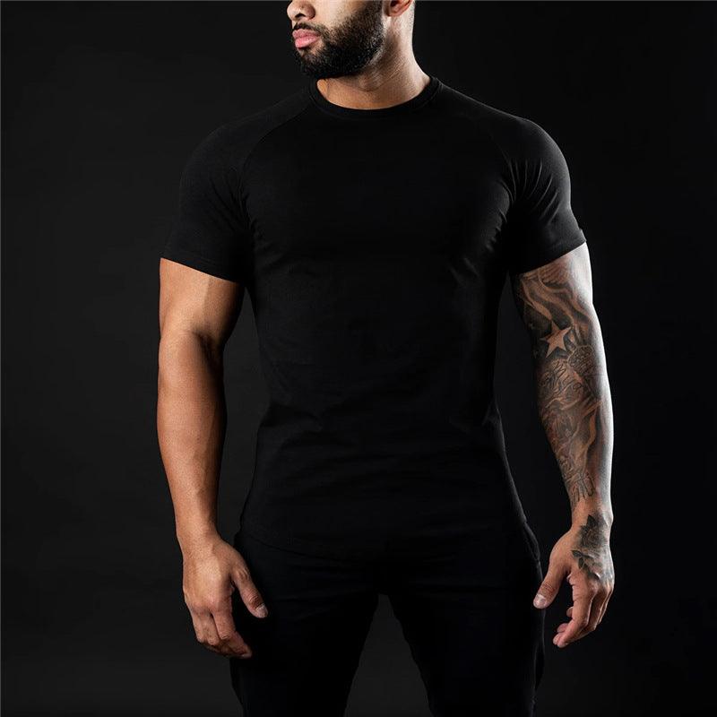 Cillian | Men’s Slim Fit Crew Neck T-Shirt with Raglan Sleeves