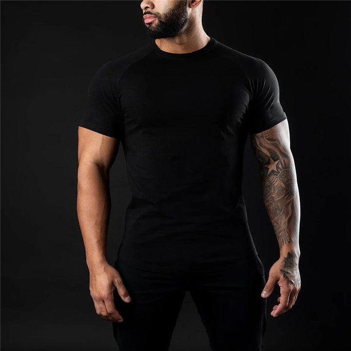 Cillian | Men’s Slim Fit Crew Neck T-Shirt with Raglan Sleeves
