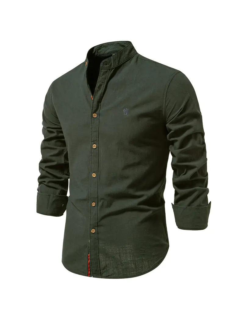 Bennett | Men's Modern Mandarin Collar Shirt