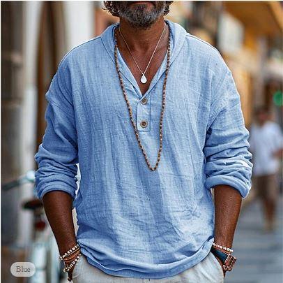 Arjun | Men's Casual Cotton Linen Short Kurta Shirt