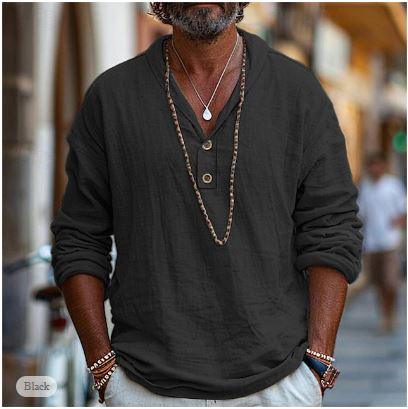 Arjun | Men's Casual Cotton Linen Short Kurta Shirt