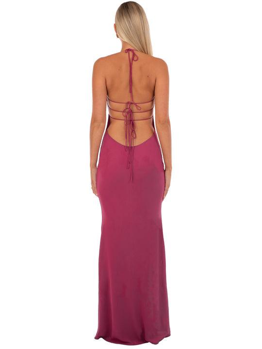 Women's Prom Sweetheart Sequin Trim Maxi Dress