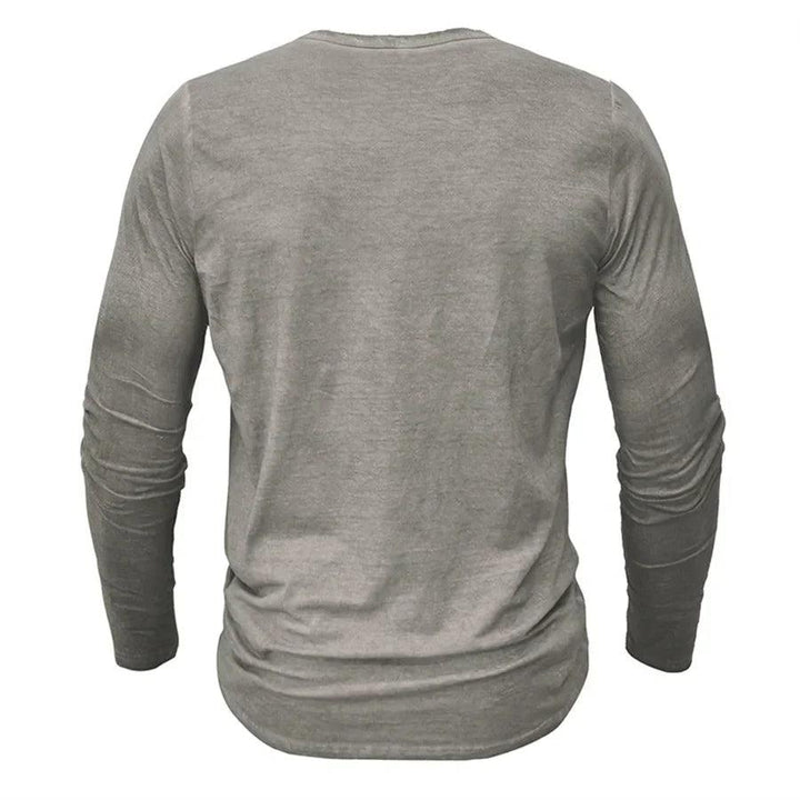 Cooper | Men's Casual Slim-Fit Cotton Henley Shirt