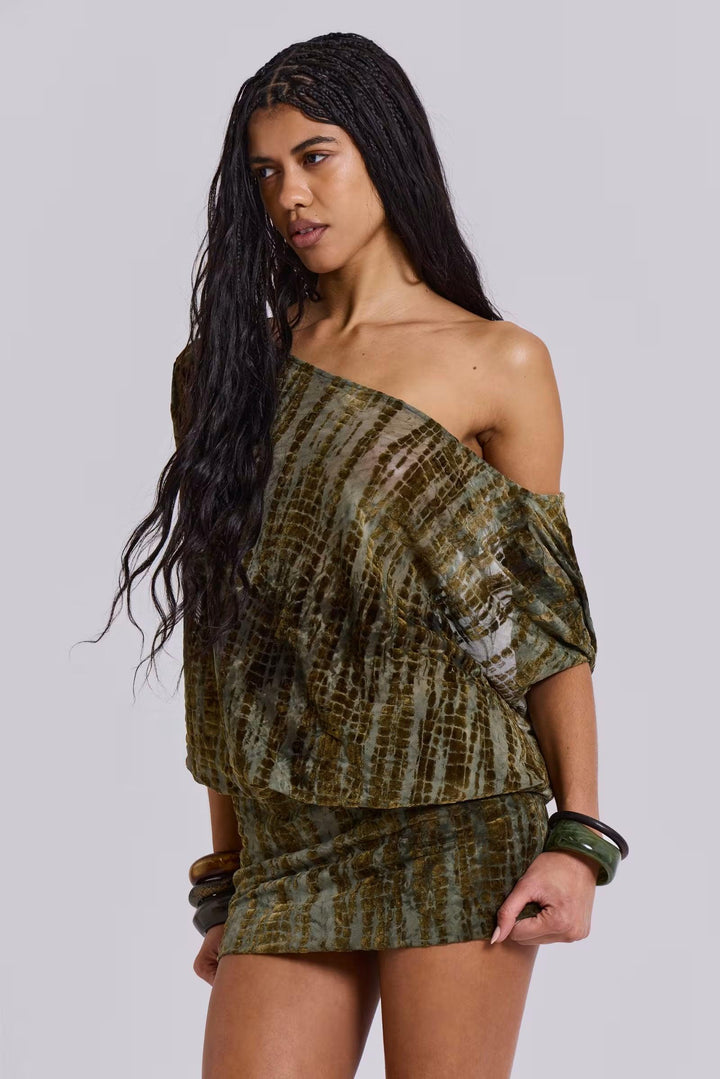 Women's Cocktail Backless Off Shoulder Mini Dress