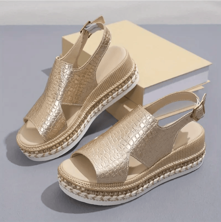 Valencia | Women's Premium Orthopedic Slingback Wedge Sandals