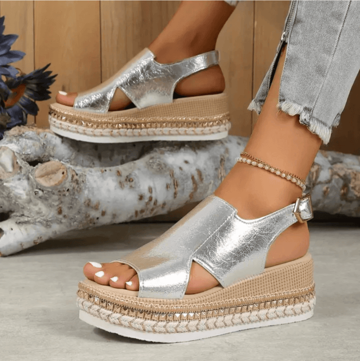 Valencia | Women's Premium Orthopedic Slingback Wedge Sandals
