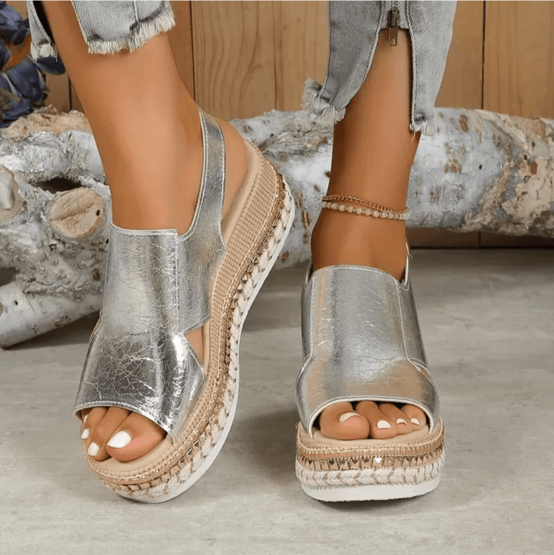 Valencia | Women's Premium Orthopedic Slingback Wedge Sandals