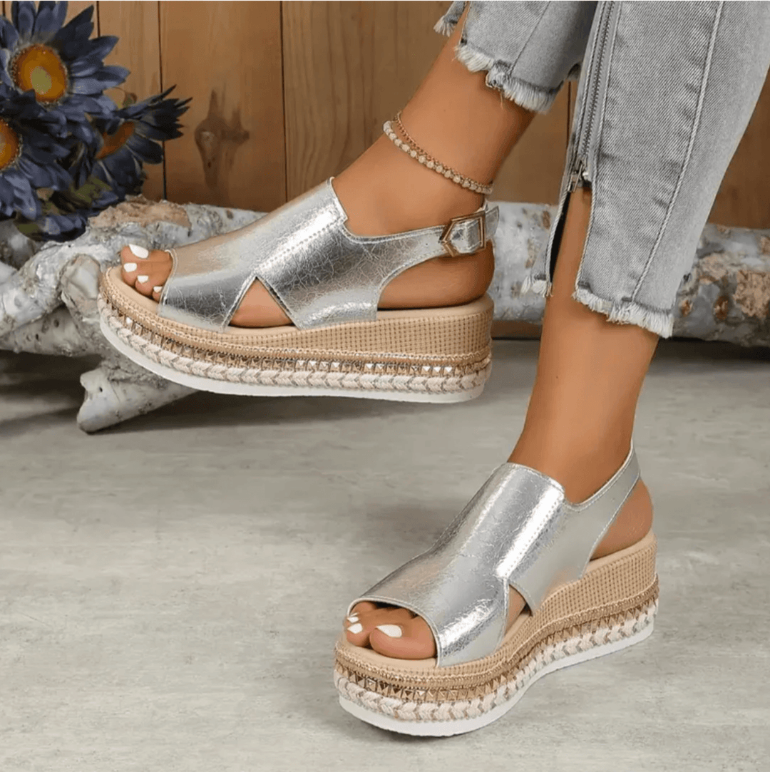 Valencia | Women's Premium Orthopedic Slingback Wedge Sandals