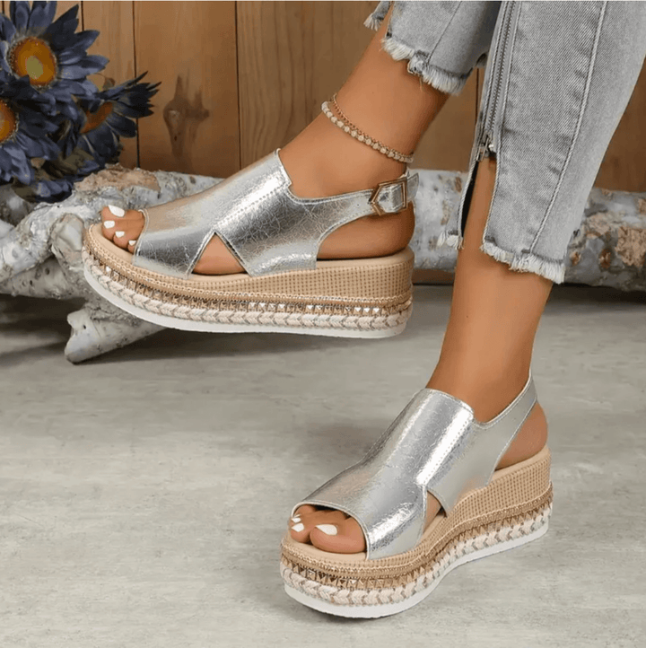 Valencia | Women's Premium Orthopedic Slingback Wedge Sandals