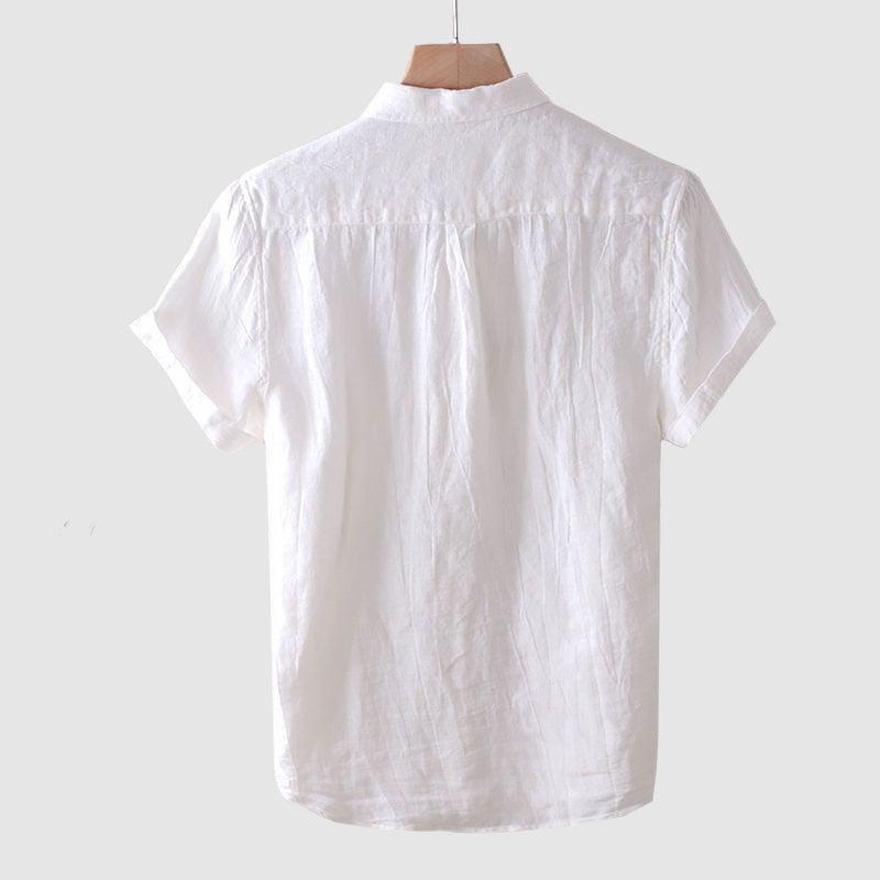 Easton | Men's Vintage Wrinkled Linen Shirt