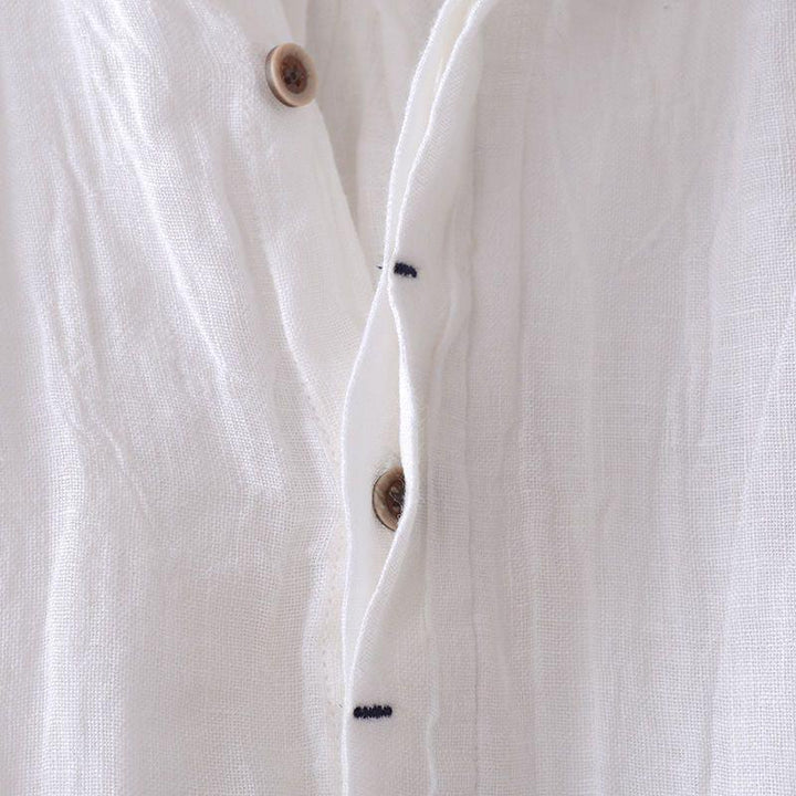 Easton | Men's Vintage Wrinkled Linen Shirt