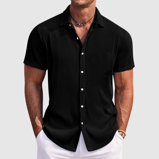 Dylan | Men's Casual Striped Button-Down Summer Shirt