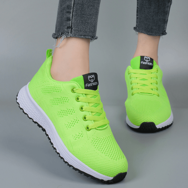 Addison | Women's Lightweight Knit Lace-Up Sneakers