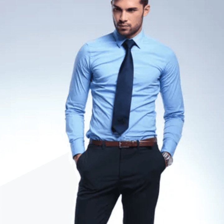 Anthony | Men's Tailored Slim-Fit Dress Shirt