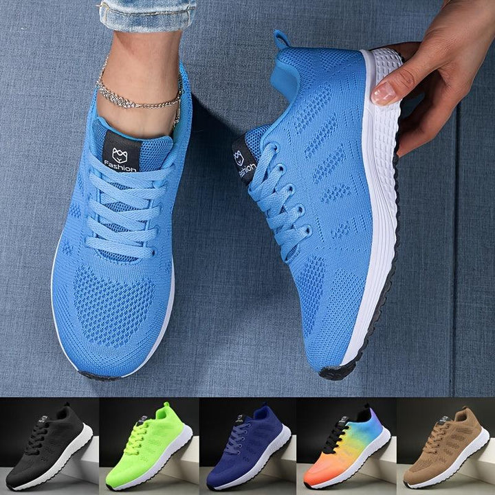 Addison | Women's Lightweight Knit Lace-Up Sneakers