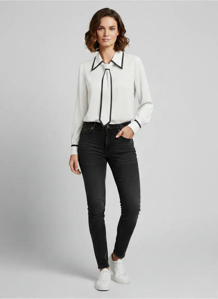 Alondra | Women’s Long Sleeve Collared Neck Blouse