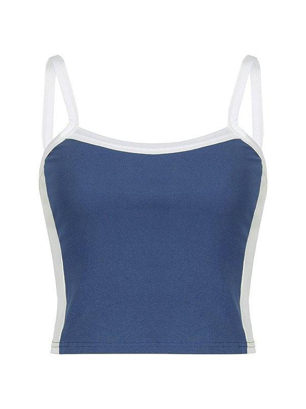 Ammie | Women’s Ribbed Stripe Scoop Neck Top