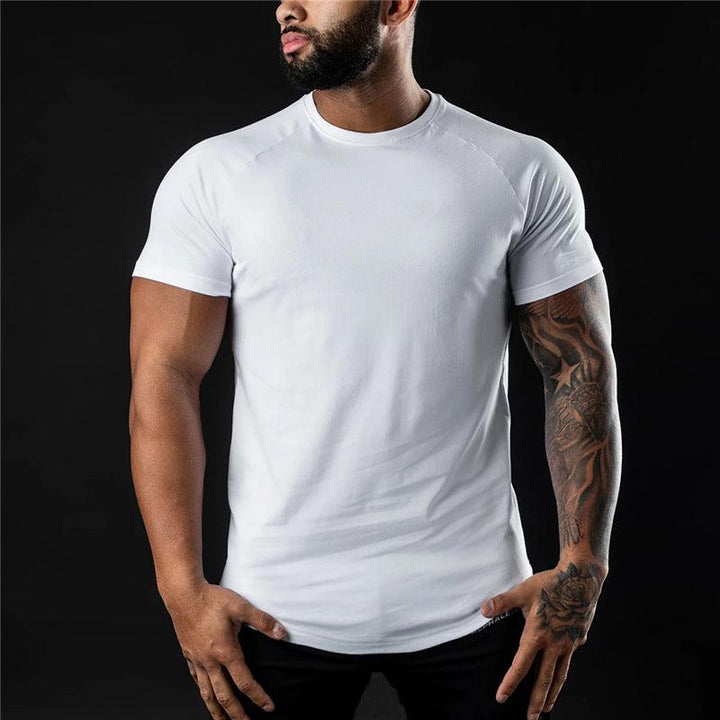 Cillian | Men’s Slim Fit Crew Neck T-Shirt with Raglan Sleeves