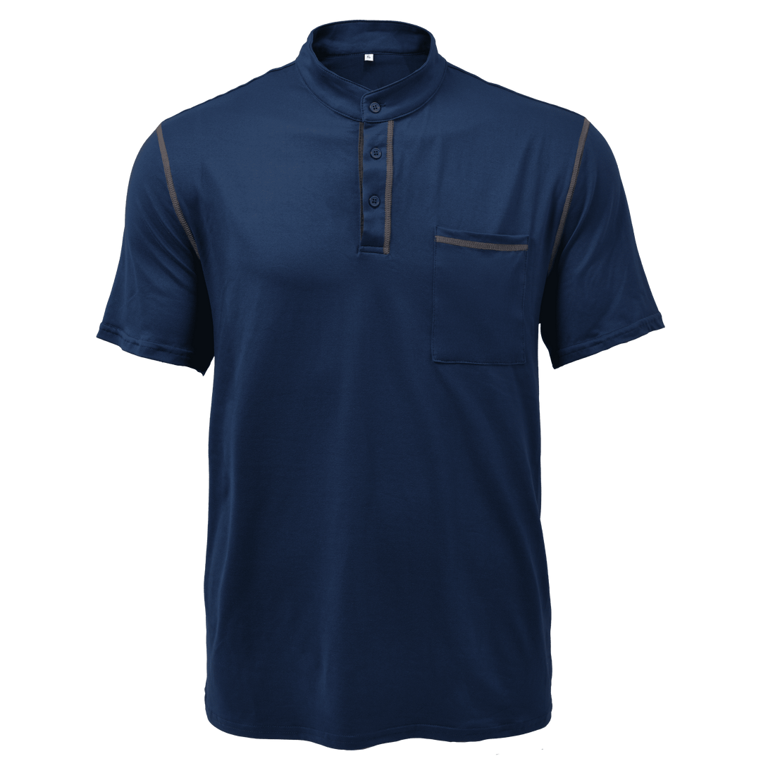 David | Men's Casual Slim-Fit Henley T-Shirt