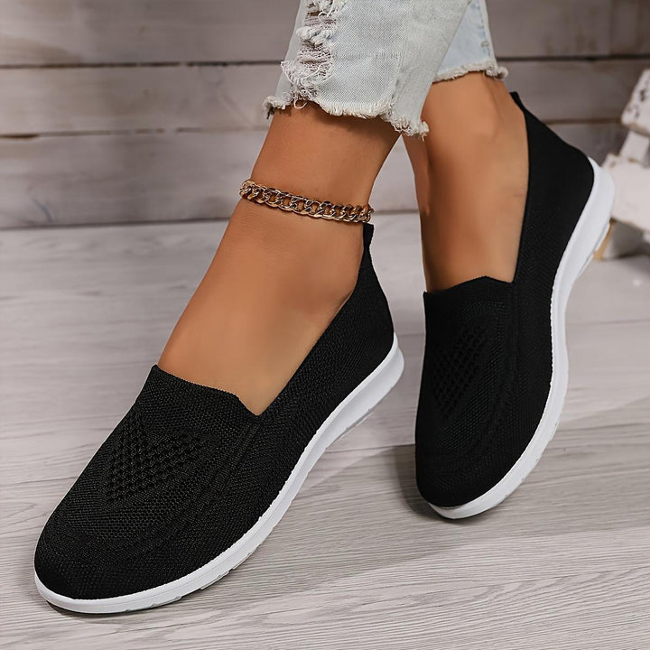Carla | Women's Breathable Knit Slip-On Walking Shoes