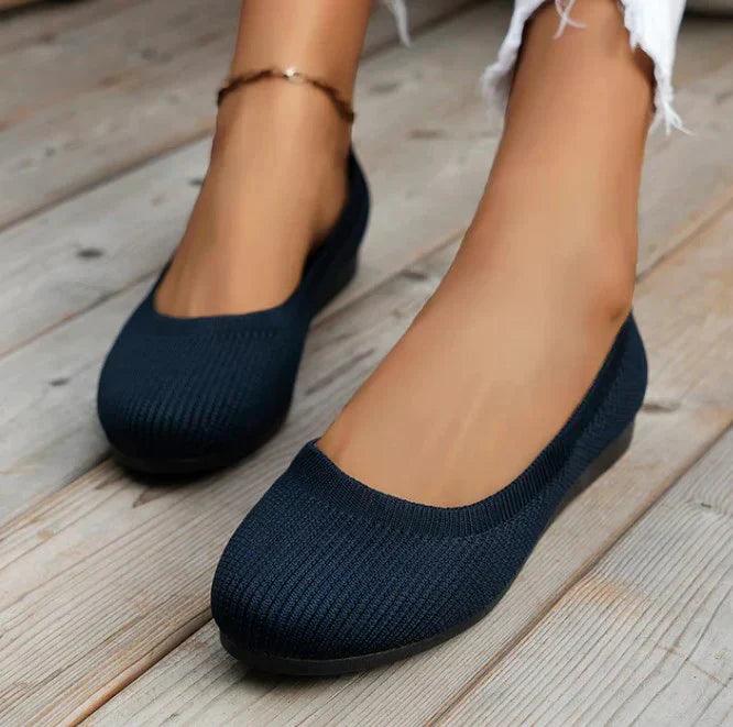 Sadie | Women's Comfortable Knit Slip-On Ballet Flats