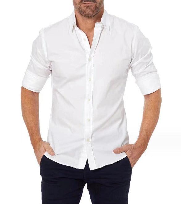Grant | Men's Tailored Slim-Fit Button-Down Shirt