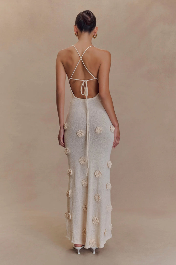 Women's Wedding Guest Floral V Neck Maxi Dress