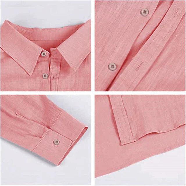 Ziggy | Men's Linen Long Sleeve Button Down Summer Shirt