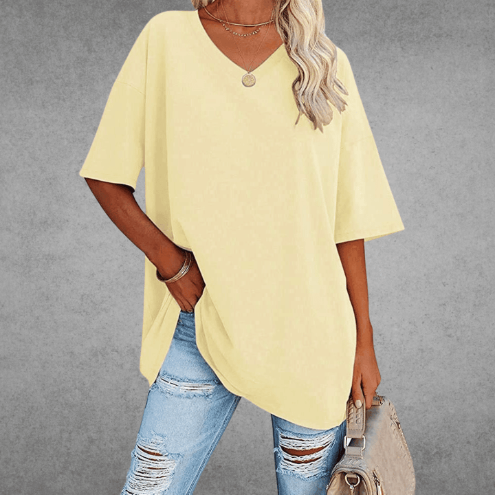 Phoebe | Women’s Half Sleeve V Neck Summer T Shirt