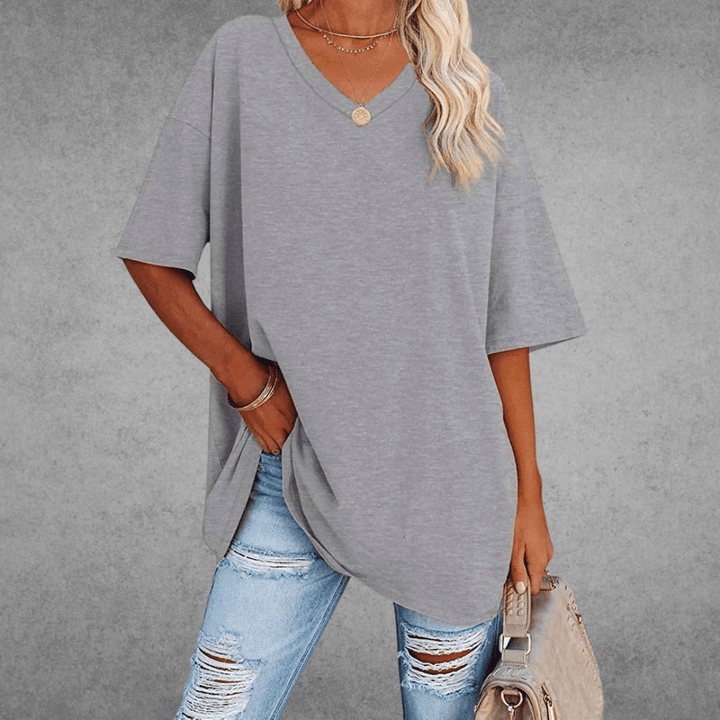 Phoebe | Women’s Half Sleeve V Neck Summer T Shirt