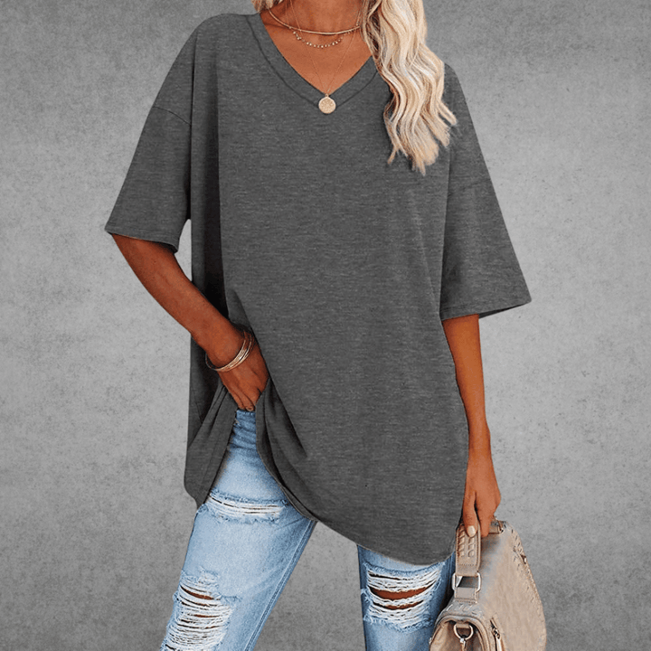 Phoebe | Women’s Half Sleeve V Neck Summer T Shirt